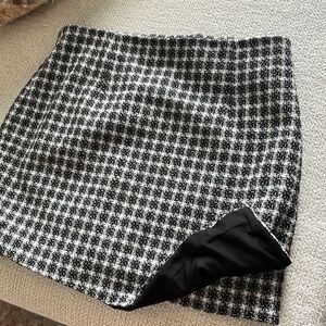 Pink Lily Tweed Skirt